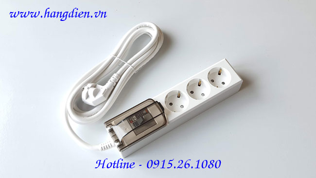 Ổ cắm điện schuko 3 lỗ có Aptomat - Ảnh 4