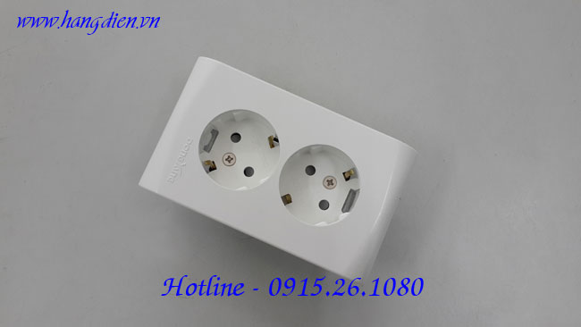 Ổ cắm điện Dongyang 2 lỗ DYC-G202