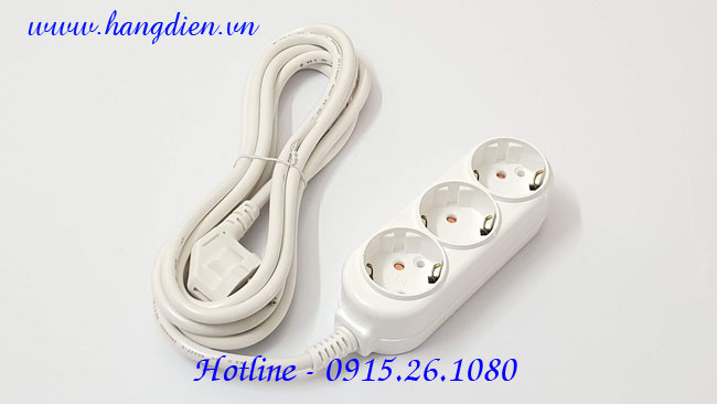 Ổ cắm điện Dosel 3 lỗ DM2212 - Ảnh 4