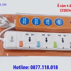 Ổ cắm 4 ổ đa năng Comet CESG2403 10A 2500W