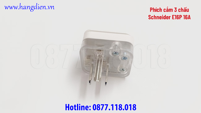 Phích cắm 3 chấu Schneider E16P 16A