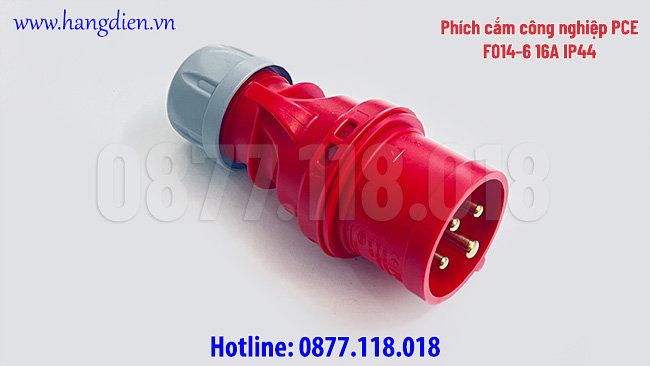 Phích cắm công nghiệp PCE F014-6 16A 4P