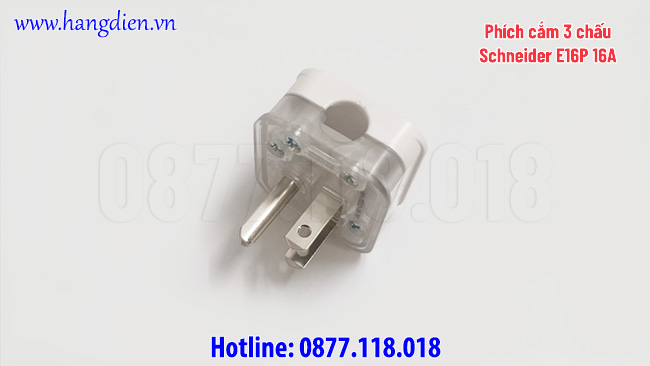 Phích cắm 3 chấu Schneider E16P 16A - Ảnh 3