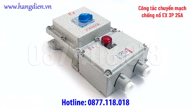 Công tắc chuyển mạch chống nổ EX 3P 25A