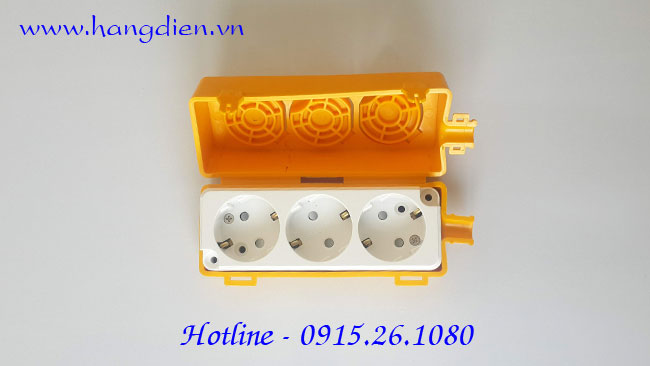 Vỏ bọc ổ cắm điện Hàn Quốc 3 lỗ - Ảnh 2