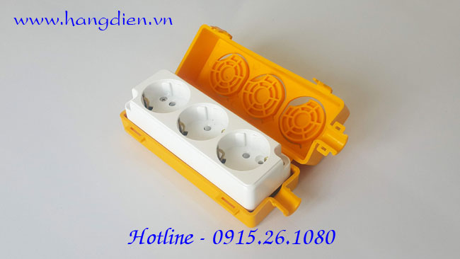 Vỏ bọc ổ cắm điện Hàn Quốc 3 lỗ - Ảnh 3